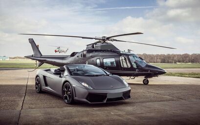 Supercar Collection by Helicopter